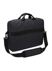 Case Logic Huxton Attache 15.6-inch Messenger Laptop Bag, Black