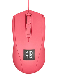 Mionix Avior Ambidextrous Optical Gaming Mouse, Frosting, Pink