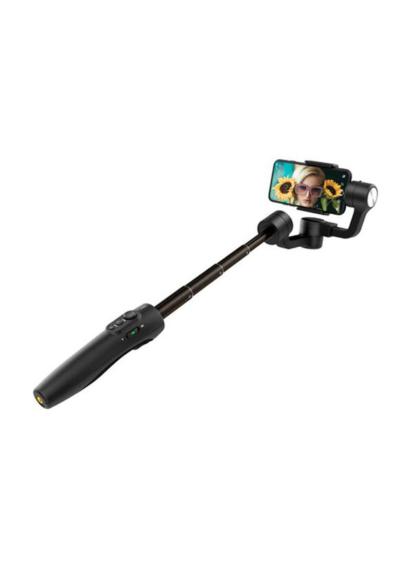 Feiyu-Tech Vimble 2S 3-Axis Handheld Smartphone Stabilizer with 18cm Extension Pole & Mini Tripod for all Smartphones, Black