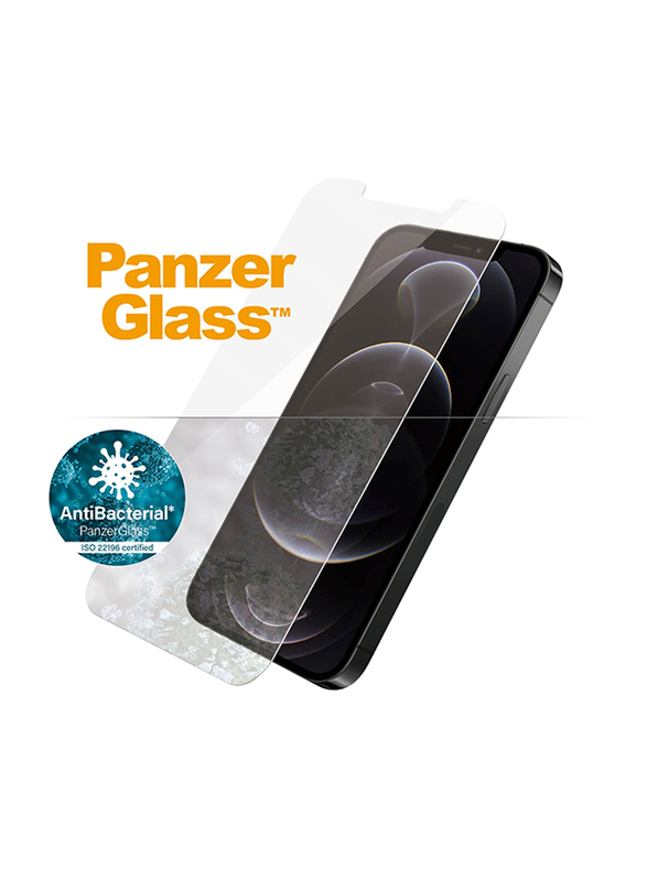 

PanzerGlass Apple iPhone 12/12 Pro Standard Fit Mobile Phone Tempered Glass Screen Protector, Clear