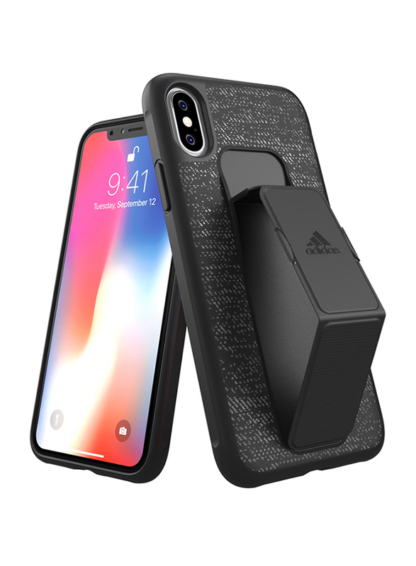 

Adidas Apple iPhone XS/X Grip Mobile Phone Case Cover, Grey Black