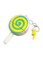 Mojipower 16GB Lecca Lecca USB Flash Drive, Multicolor