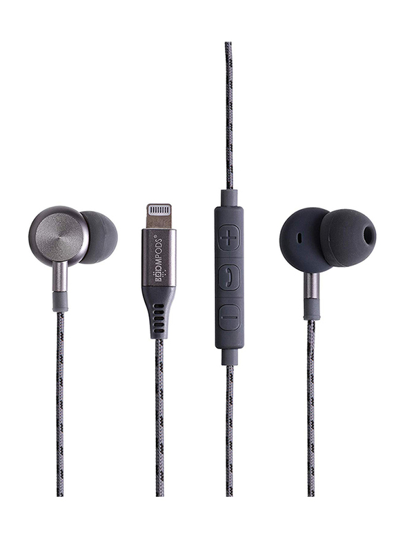 

Boompods Digibuds Lightning Cable In-Ear Headphones, Graphite