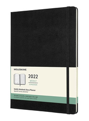 Moleskine Classic 12-Month 2021-Monthly XL Hard Cover Planner, 7.5 x 9.75cm, Black