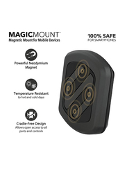 Scosche Magnetic Power Socket Mount, with Usb Charging Port, Black