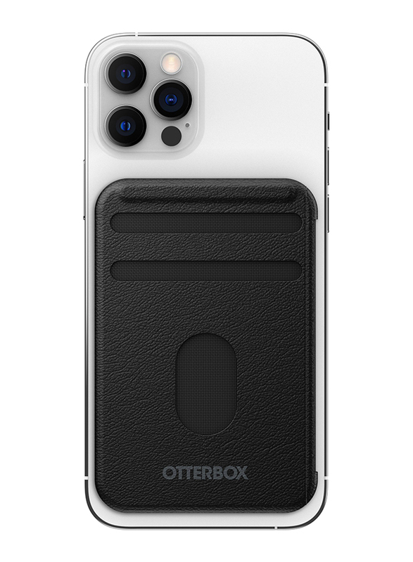 

Otterbox Apple iPhone 12 Series Magsafe Magnetic Leather Wallet, Black