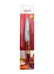 Selecto 5-inch Stainless Steel Utility Knife, S1265, Brown/Silver