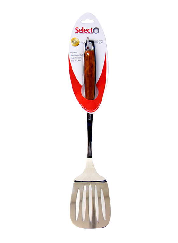 

Selecto 42cm Stainless Steel/Wood Turner, S1027, Brown/Silver