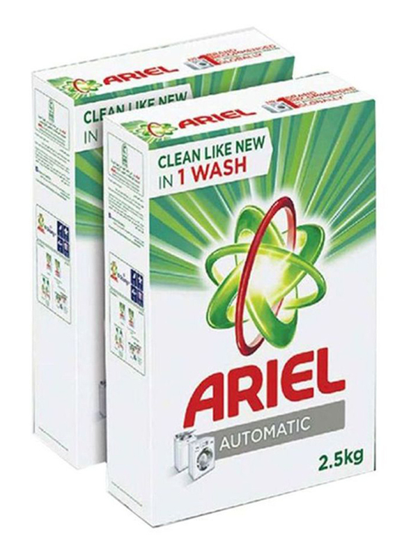 

Ariel Laundry Powder Detergent, 2 Boxes x 2.5 Kg