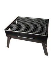 Portable BBQ Charcoal Grill, Black