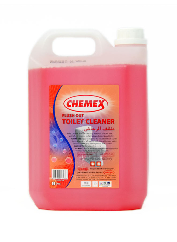 

Chemex Flushout Toilet Cleaner, 5 Liter