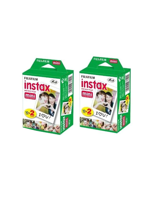 

Instax Mini Instant Film Set for Fujifilm, 2-Pieces, Black