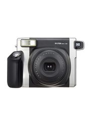 FujiFilm Instax Wide 300 Instant Film Camera, with 95mm f/14 Lens, Black/Silver