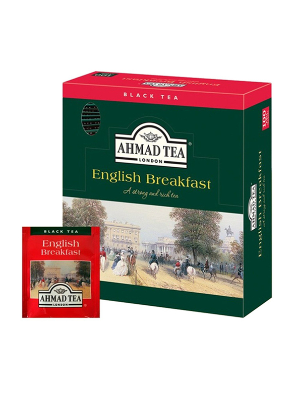 

Ahmad Tea London English Breakfast Tea, 100 Tea Bags x 2g