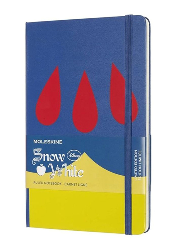 

Moleskine Disney Snow White Notebook, 21cm, Navy Blue/Yellow
