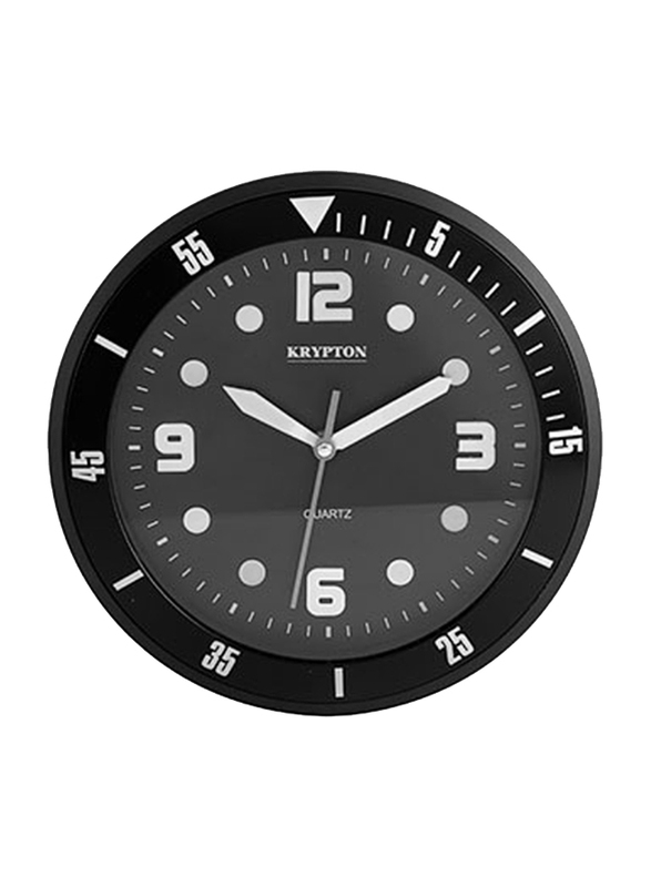 

Krypton Round Wall Clock, KNWC6120, Black