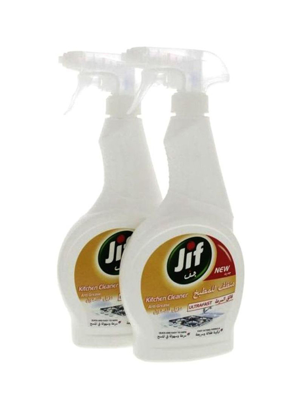 

JIF Ultrafast Kitchen Spray, 2 Bottles x 500ml