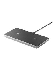 Alogic Ultra Power, 3-In-1 Wireless Charging Dock for Qi Enabled Devices and USB Charging, UP2QC10A-SGR, Space Grey