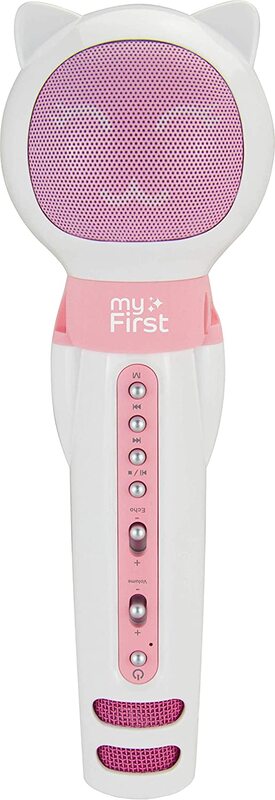 

MyFirst Voice Wireless Microphone & Speaker, Pink/White