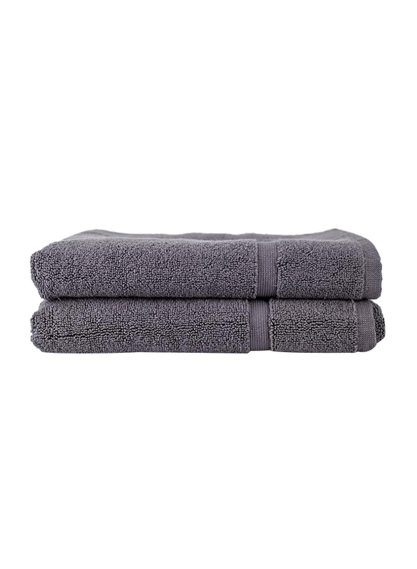 

Bathroom Floor Mat Set, Charcoal Grey, 2 Pieces