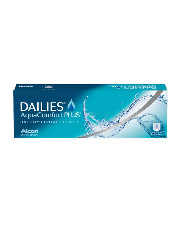 Dailies Alcon AquaComfort Plus 1-Day Pack of 90 Contact Lenses, with Various Powers, Clear, -11.00
