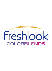 FreshLook Colorblends Monthly Pack of 2 Contact Lenses, RX with Various Powers, True Sapphire, 0.00
