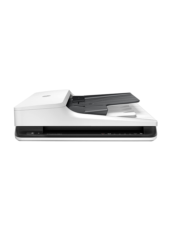 

HP Scanjet Pro 2500F1 Flatbed Scanner, 600DPI, L2747A, White