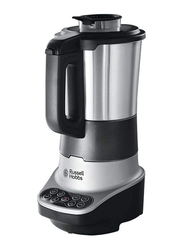 Russell Hobbs 2 in 1 Soup Maker & Blender, 400W, 21480, Black/Silver