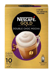Nescafe Gold Double Chocolate Mocha Coffee Mix, 10 Sachets x 23g