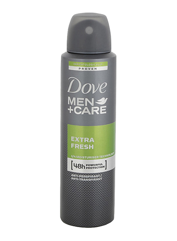 

Dove Men Care Plus Extra Fresh Antiperspirant Spray, 150ml