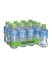 Arwa Drinking Water Bottle, 12 Bottles x 330ml
