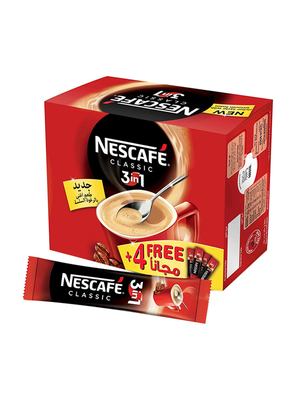 Nescafe 3 in 1 Classic instant Coffee, 28 Sachets x 20g
