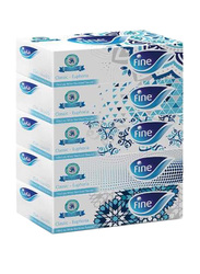 Fine Facial Tissue, 2 Ply x 150 Sheets x 5 Boxes