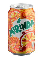 Mirinda Orange Soft Drink Can, 330ml