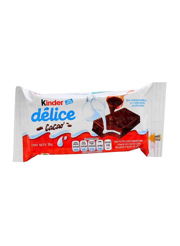 Kinder Delice Cacao Chocolate, 39g