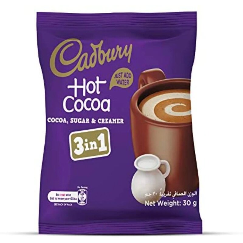 

Cadbury 3-in-1 Hot Chocolate Drink, 30g