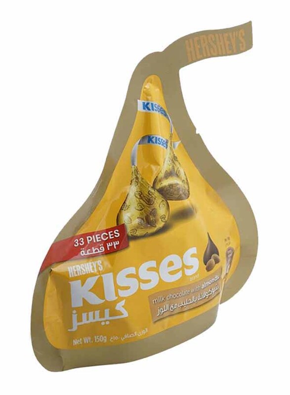 

Hersheys Kisses Milk Chocolate with Almonds, 150g
