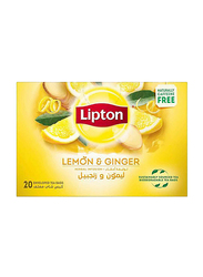 Lipton Lemon and Ginger Herbal Infusion Tea, 20 Tea Bags x 2g