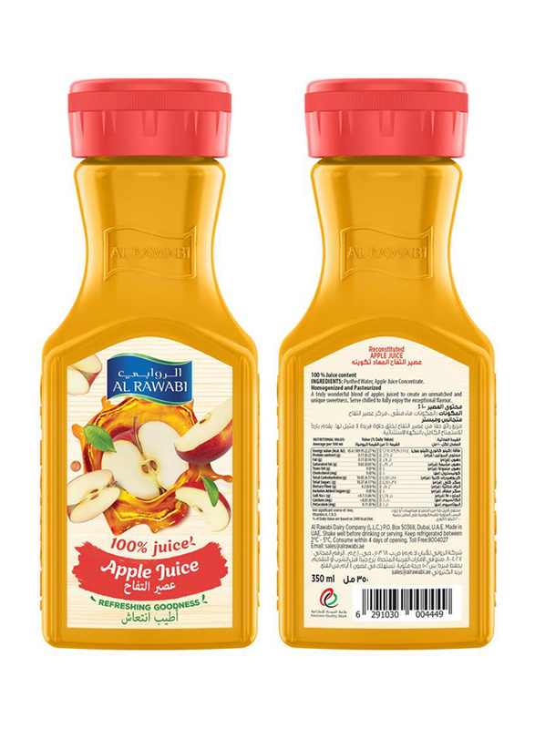 Al Rawabi Apple Juice, 350ml
