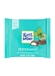 Ritter Sport Chocolate with Peppermint Filling, 100g