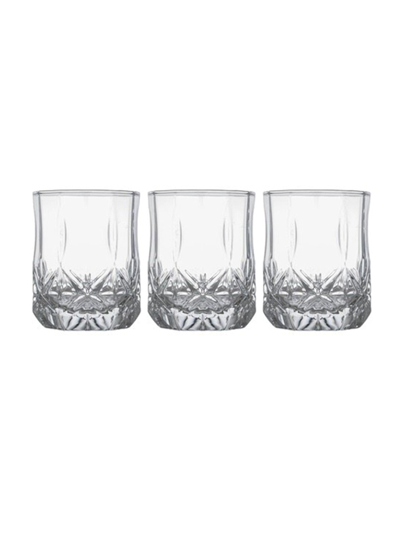 Luminarc 3-Piece 270ml Set Brighton Glass Old Fashion Tumbler, Clear