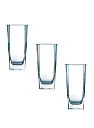 Luminarc 3-Piece 330ml Set Sterling Glass High Ball Tumbler, Clear
