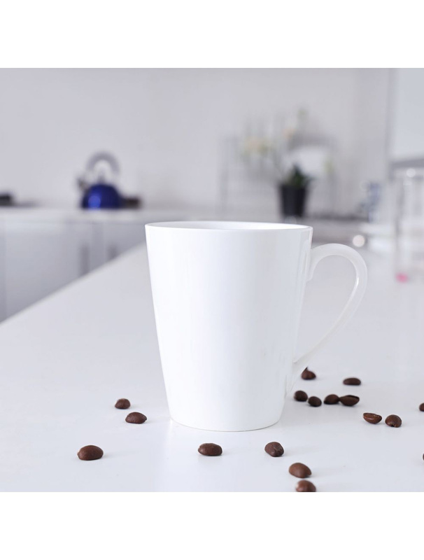 RoyalFord 230ml Porcelain Magnesia Mug, RF8017, White