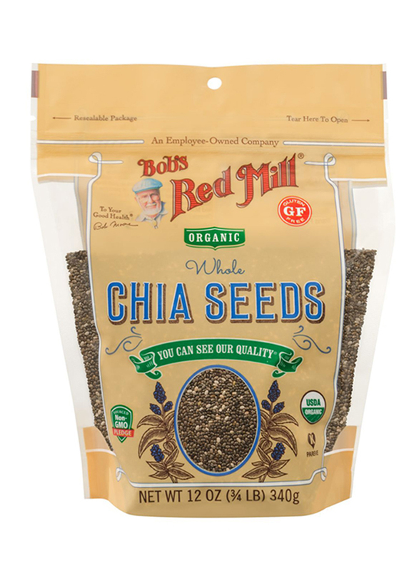 

Bobs Red Mill Organic Chia Seeds, 340g