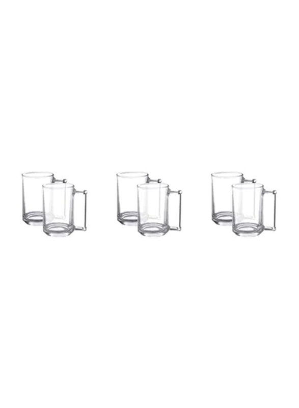 Luminarc 6-Piece 320ml Set La Bonne Glass Mug, Clear