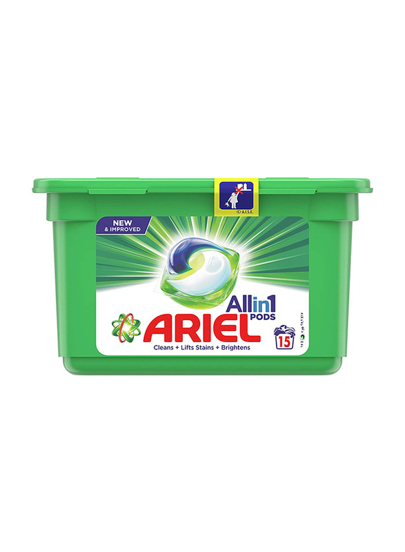 Ariel 3-in-1 Original Laundry Detergent Pods, 15 x 25.2g