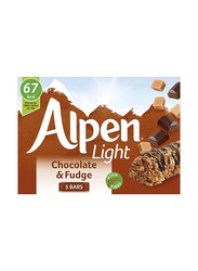 Alpen Light Chocolate & Fudge, 5 Bars x 95g