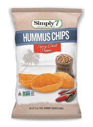 Simply 7 Spicy Chilli Pepper Hummus Chips, 130g