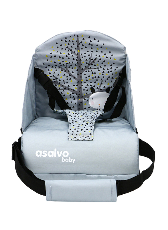 Asalvo Go Anywhere Nordic Booster Seat, Grey/Blue