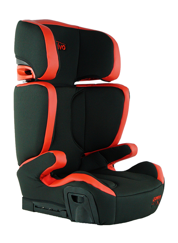 Asalvo Convi Fix Isofix Baby Car Seat, Group 2/3, Red/Black